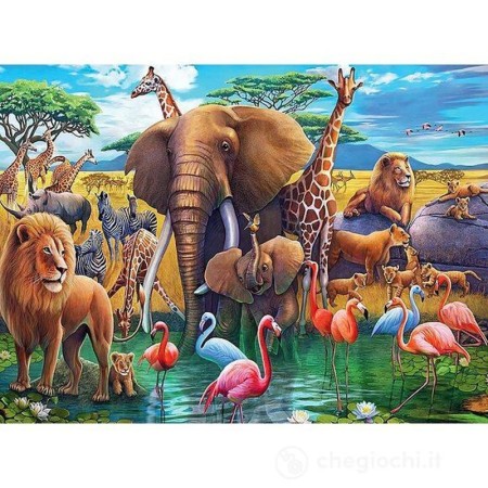 Puzzle Animale Din Africa, 200 Piese Ravensburger - 1